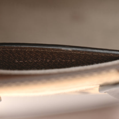 Gucci Monogram Jumbo GG Textured Dollar Calfskin Web Mini Vertical Tote Camel Ebony New Acero 9 of 12