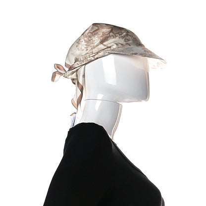Christian Dior Silk Toile De Jouy Sauvage Visor Rose 2 of 6