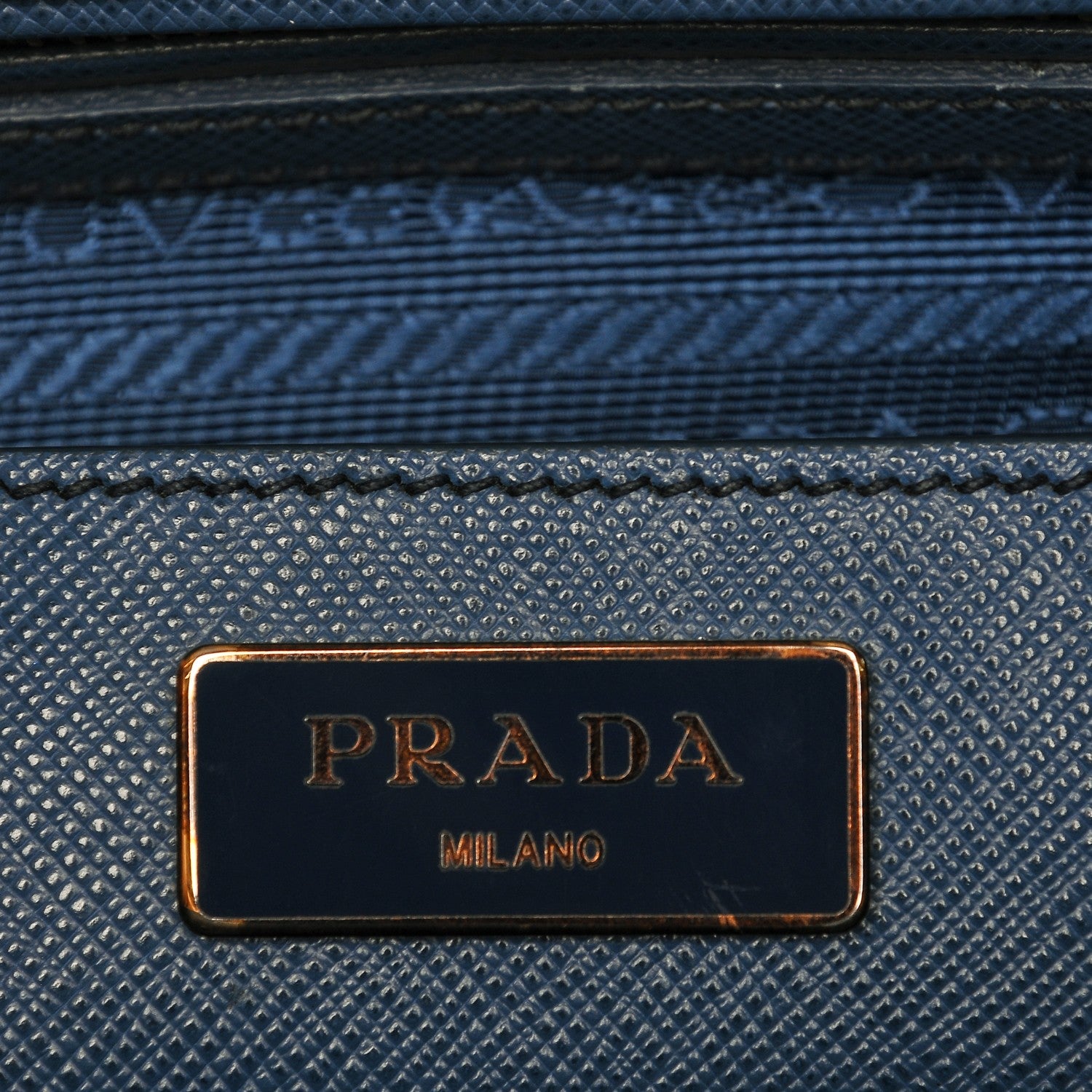 Prada Saffiano Medium Galleria Double Zip Tote Cobalto 6 of 11