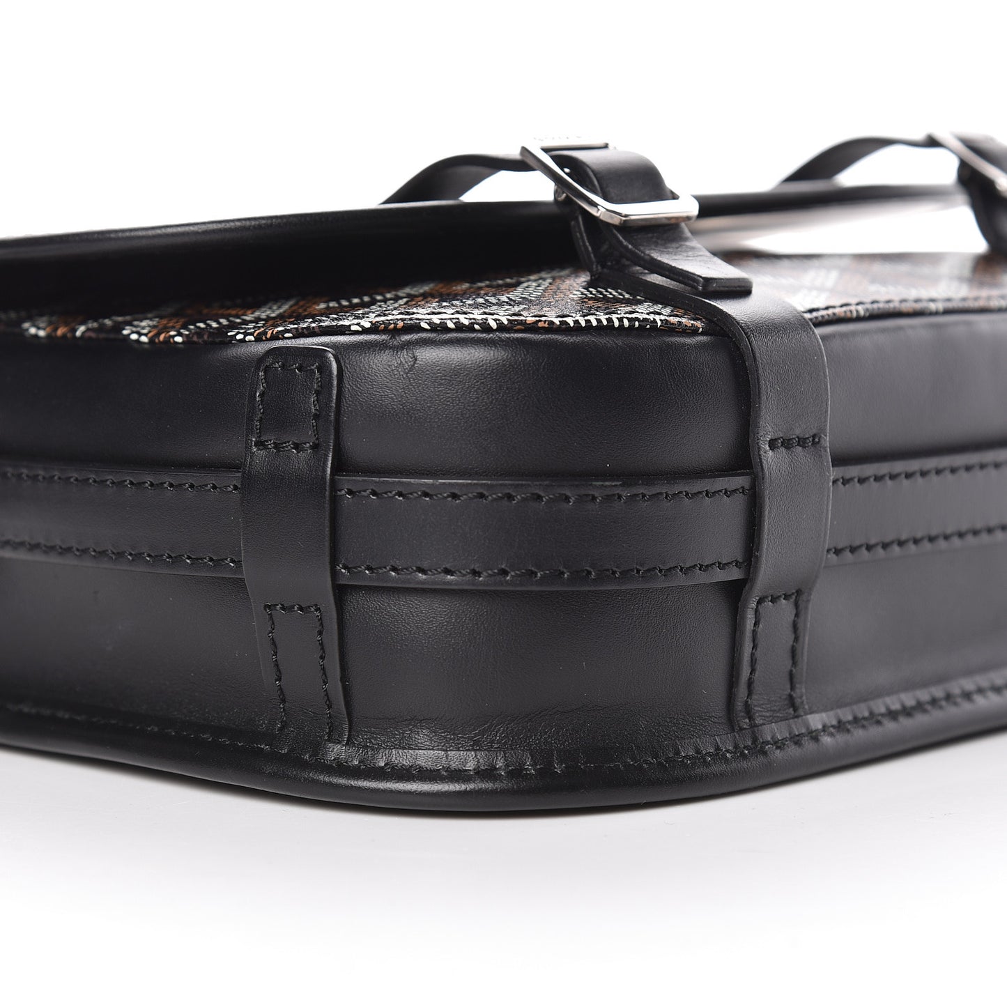 Goyardine Belvedere PM Messenger Bag Black