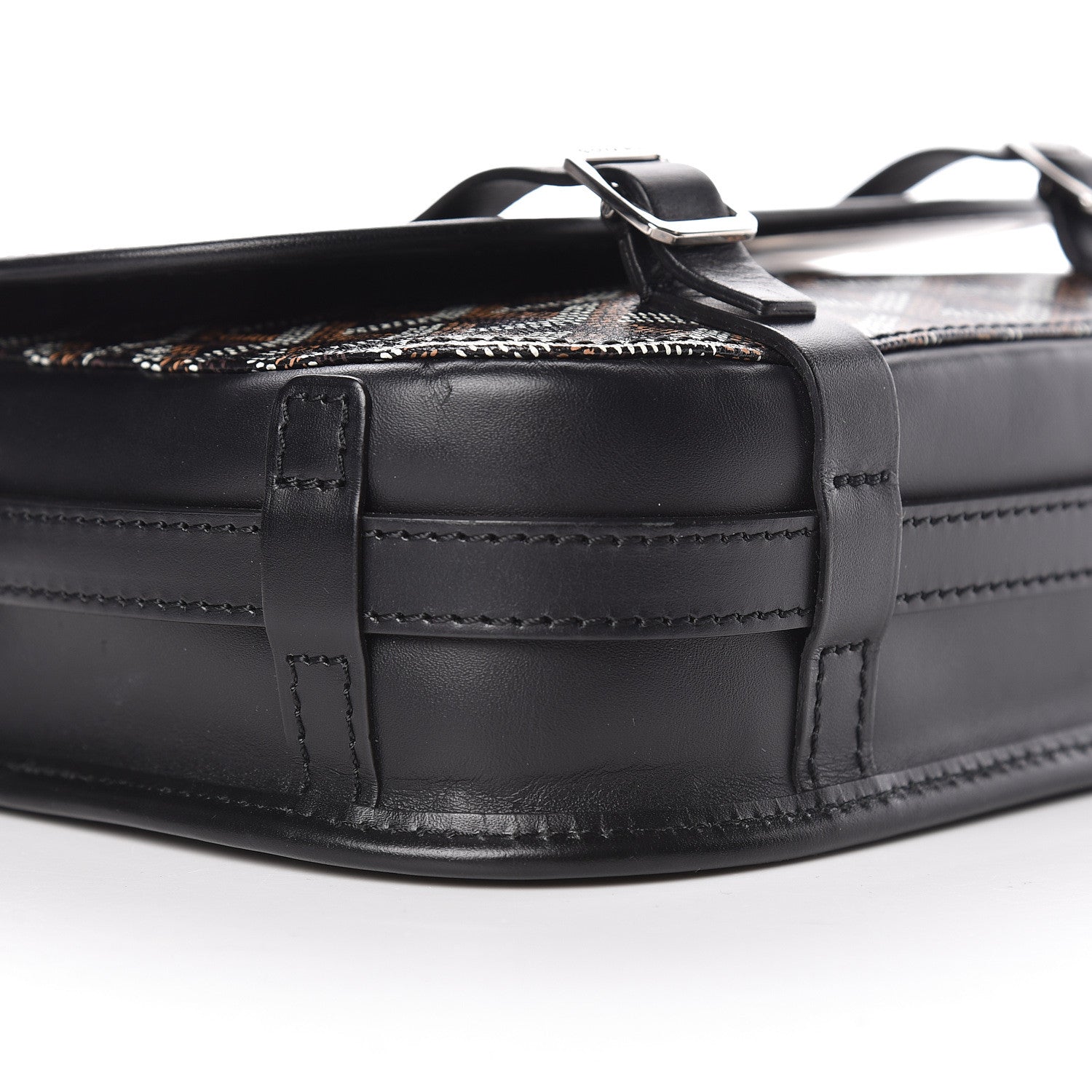 Goyard Goyardine Belvedere PM Messenger Bag Black 10 of 11