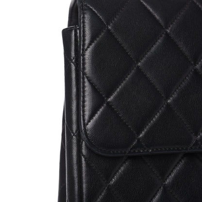 Chanel Lambskin Quilted XL Jumbo Single Flap Black 10 of 18