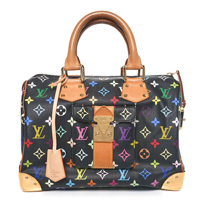 Louis Vuitton Monogram Multicolor Speedy 30 Black 1 of 10