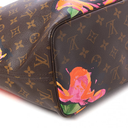 Louis Vuitton Monogram Roses Neverfull MM 5 of 10