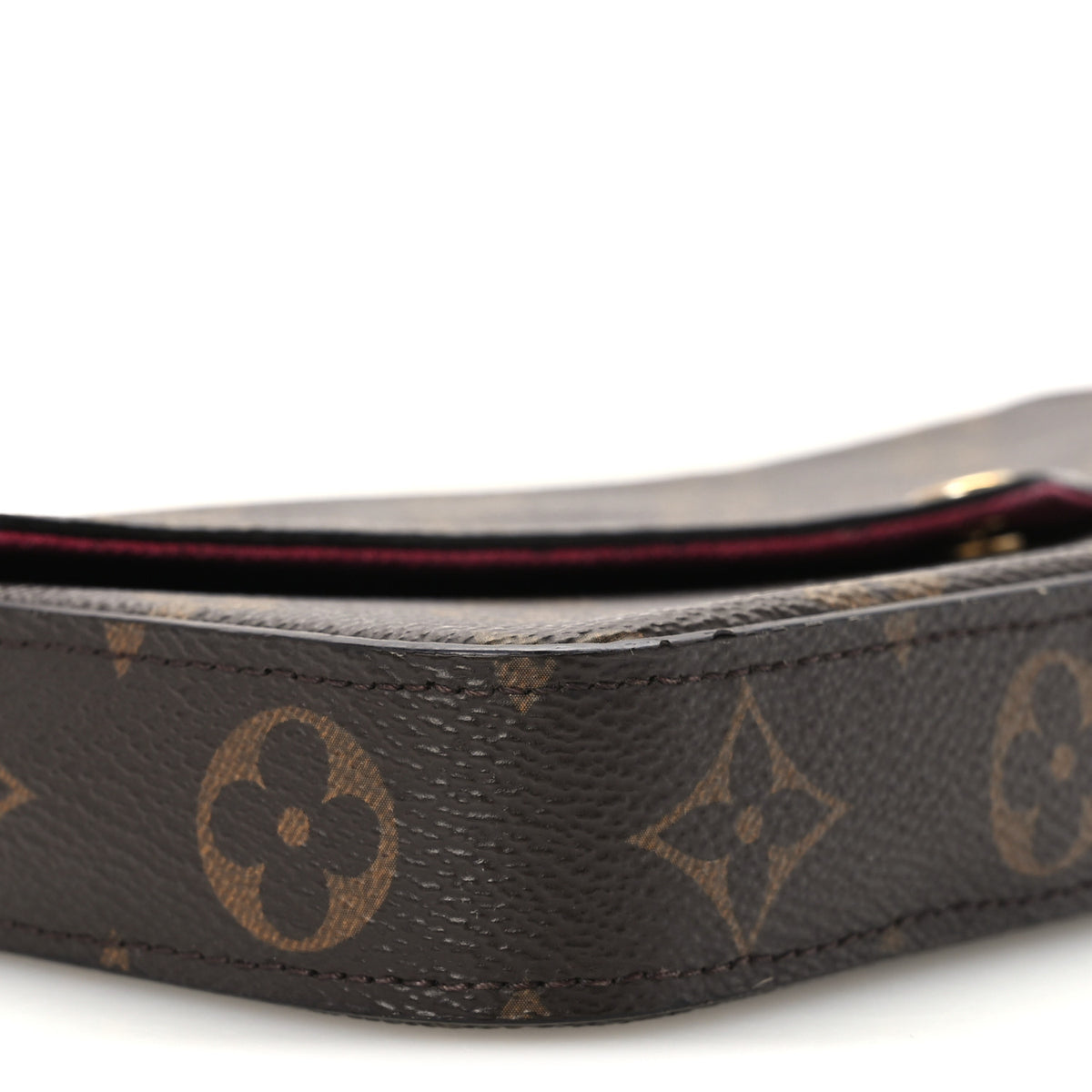 Louis Vuitton Monogram Pochette Felicie Chain Wallet Fuchsia 10 of 11