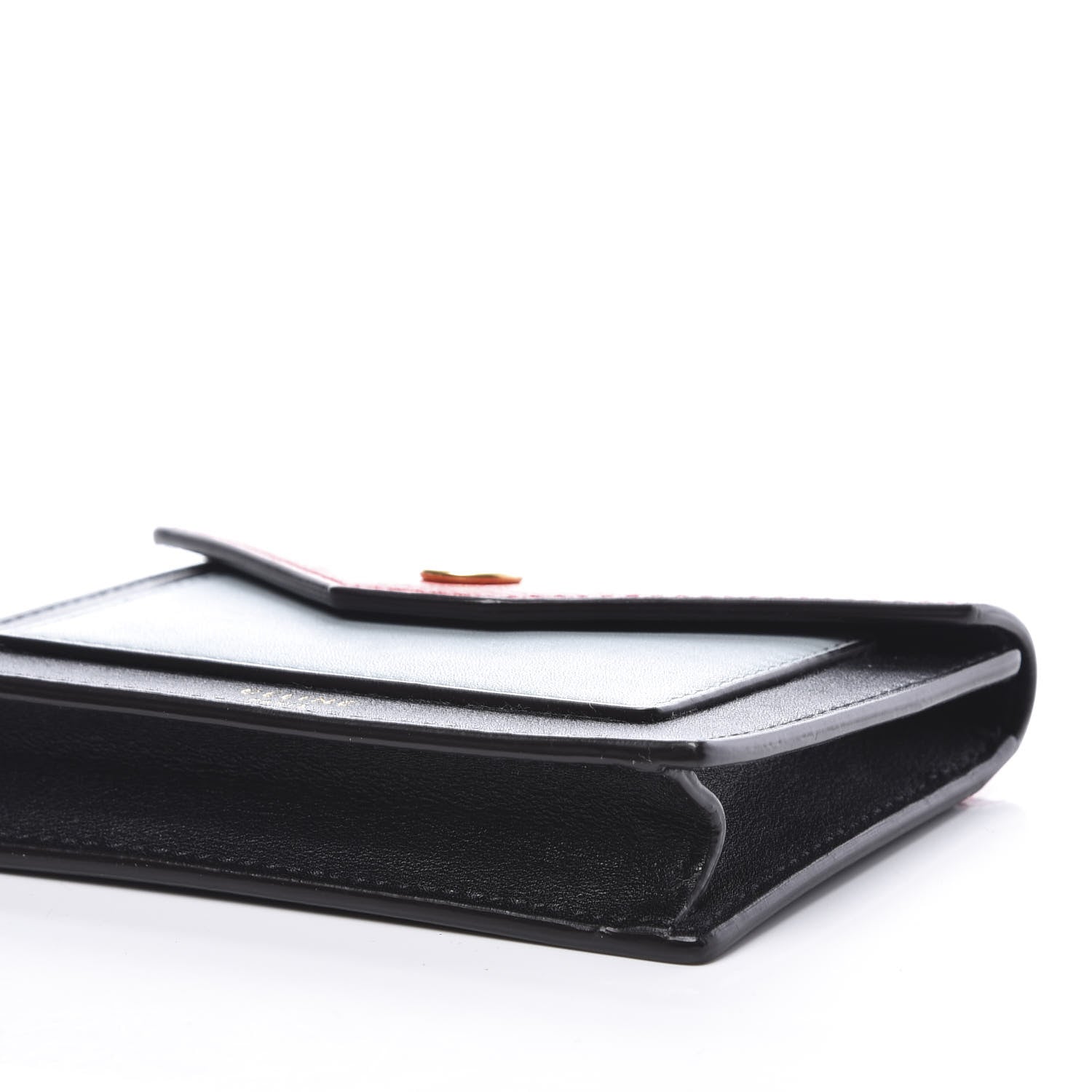Celine Liege Calfskin Tri-Color Pocket Card Holder 6 of 9