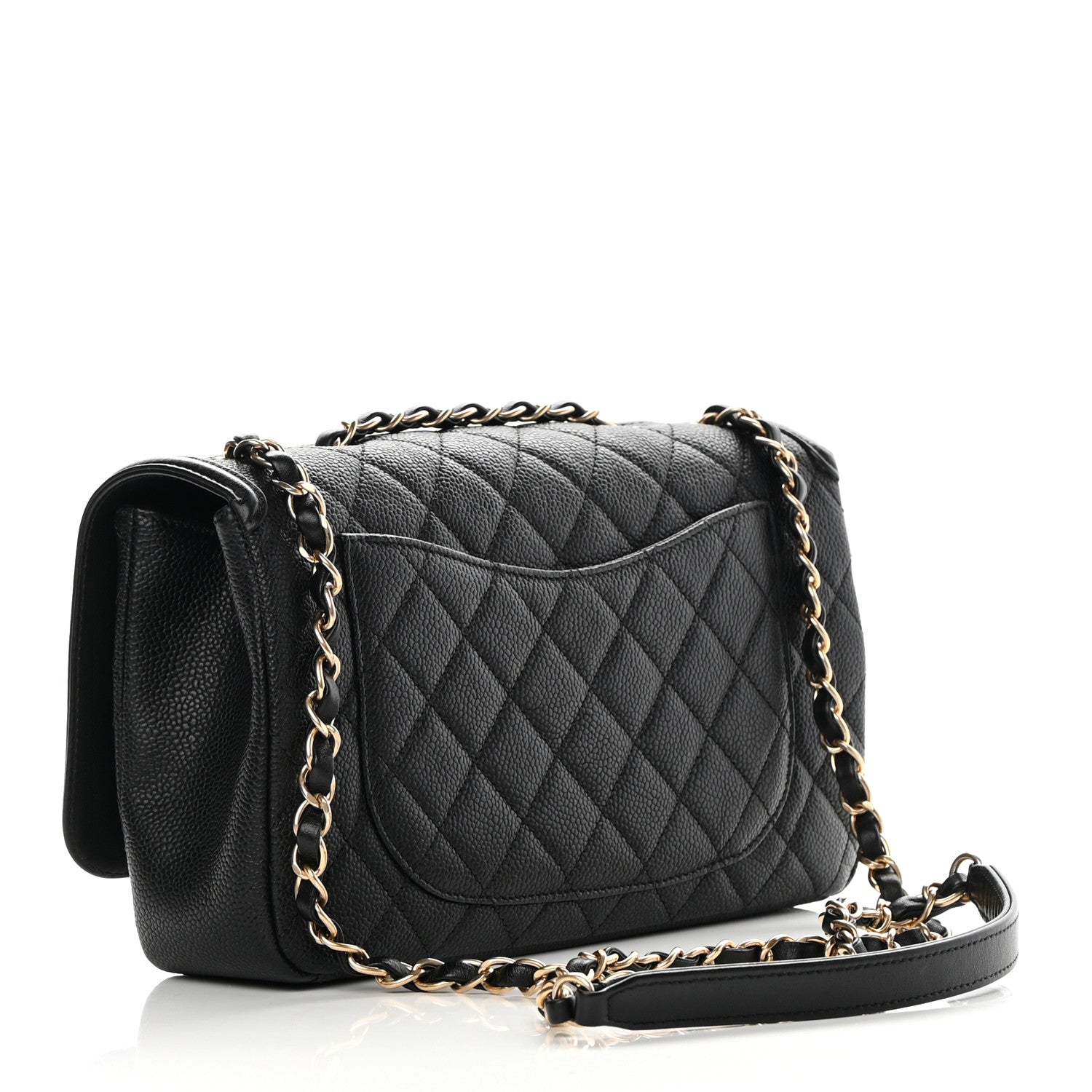Chanel Caviar Quilted Medium CC Filigree Flap Black 3 of 13