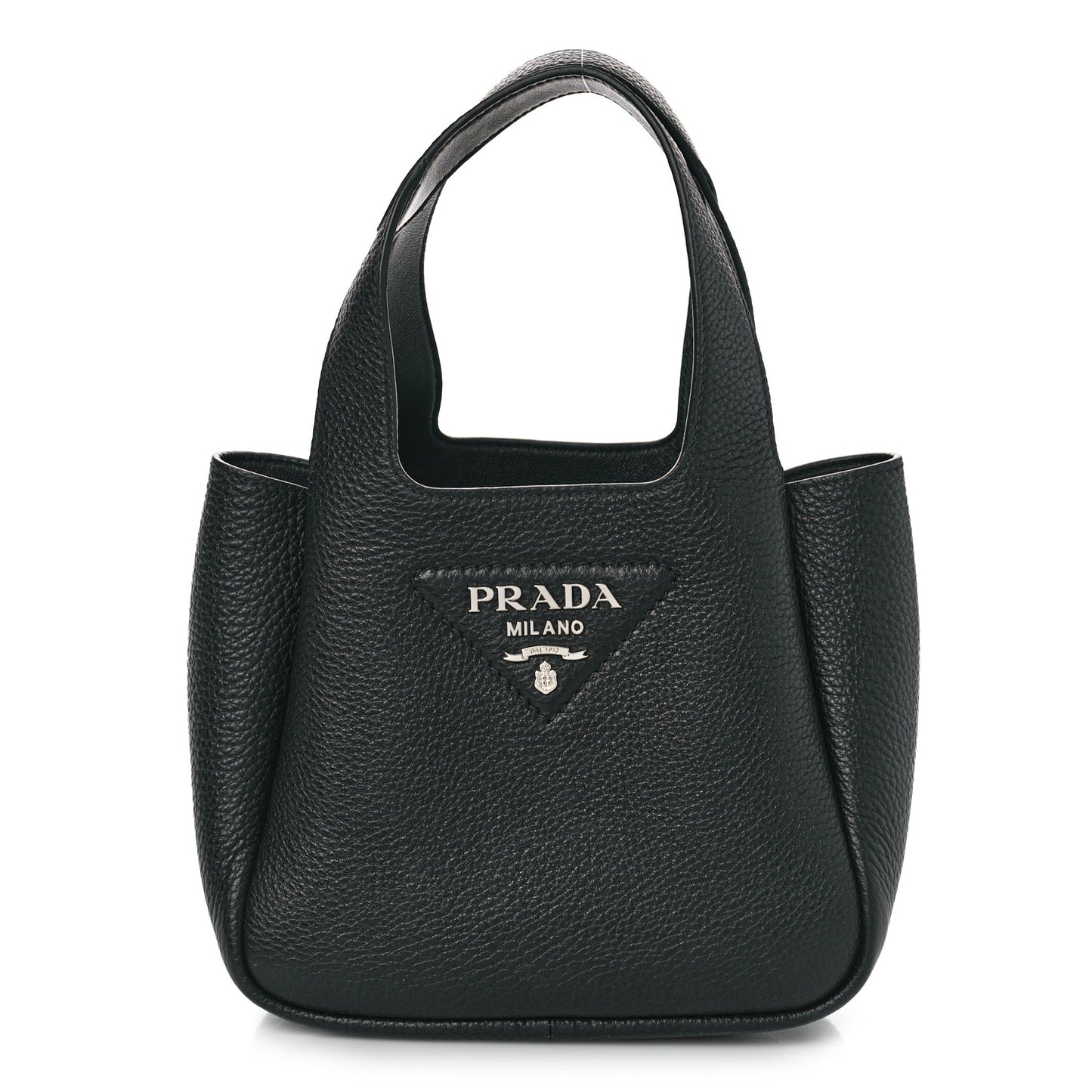 Vitello Daino Soft Mini Dynamique Tote Black