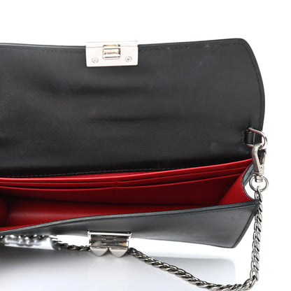 Prada City Calfskin Studded Mini Elektra Crossbody Bag Black Fuoco 4 of 5