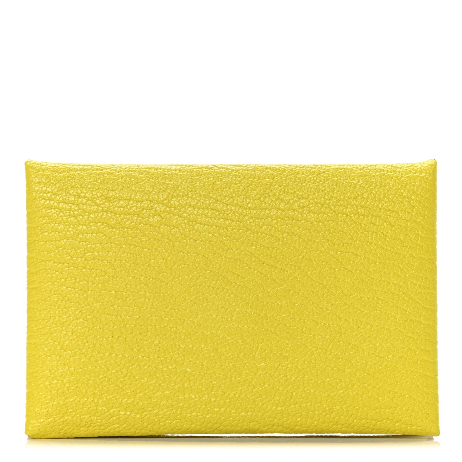 Hermes Chevre Mysore Calvi Card Case Lime 1 of 6