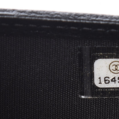 Chanel Caviar Sevruga Large Zip Pocket Wallet Black 9 of 14