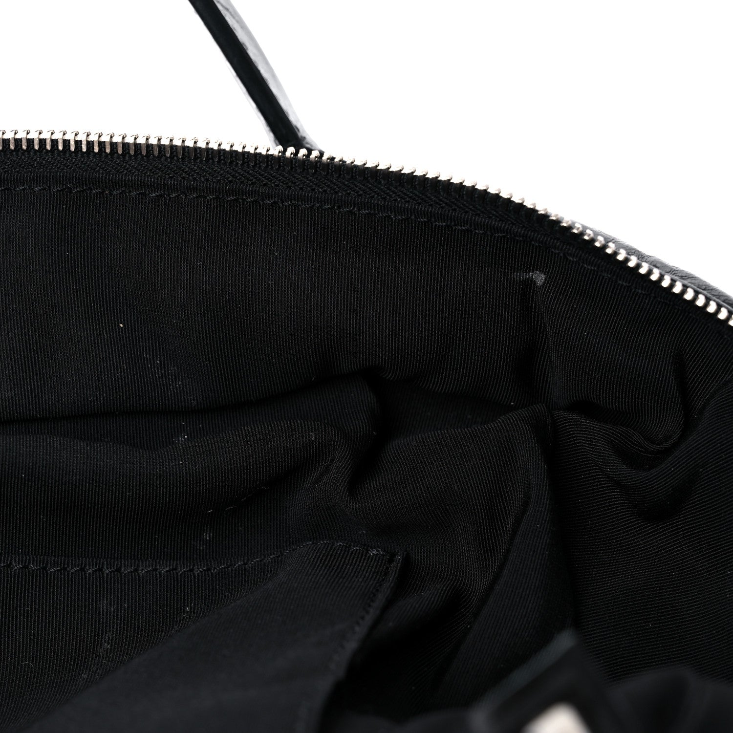 Chanel Aged Calfskin Chevron Medium Soft Bowling Bag Black 12 of 18