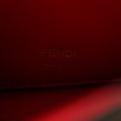 Fendi Vitello Grace Matte Small Kan U Shoulder Bag Black 6 of 9