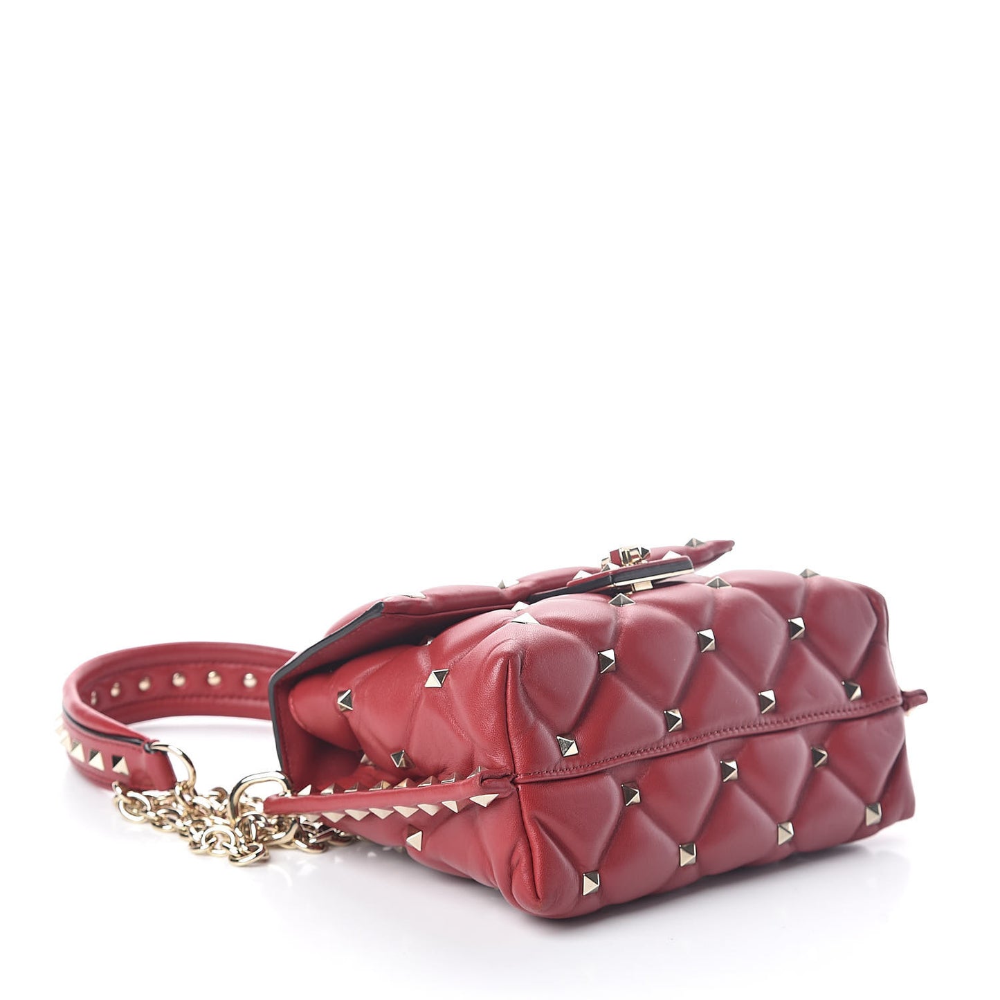 Nappa Candystud Crossbody Red