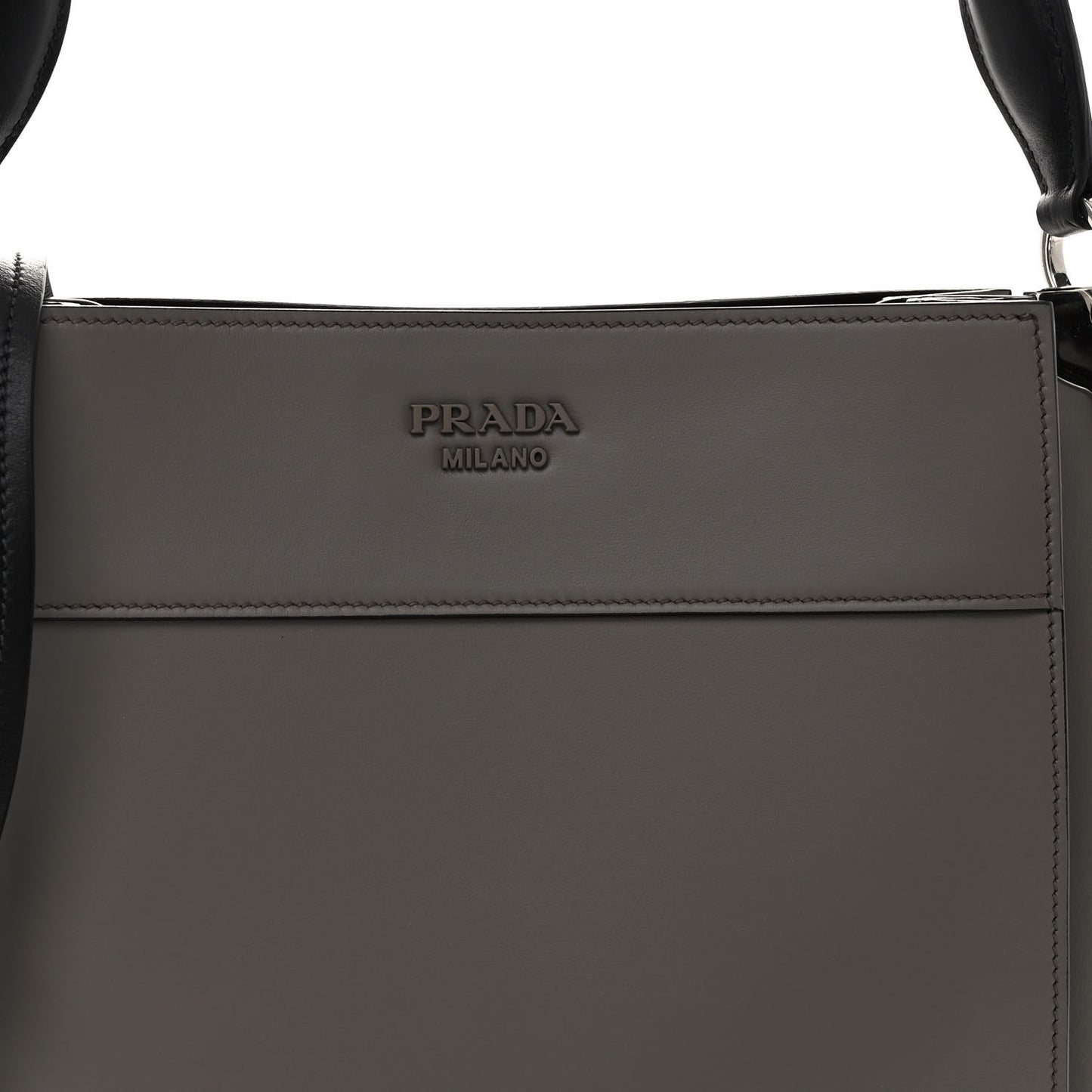 City Calfskin Small Margit Bag Argilla Black