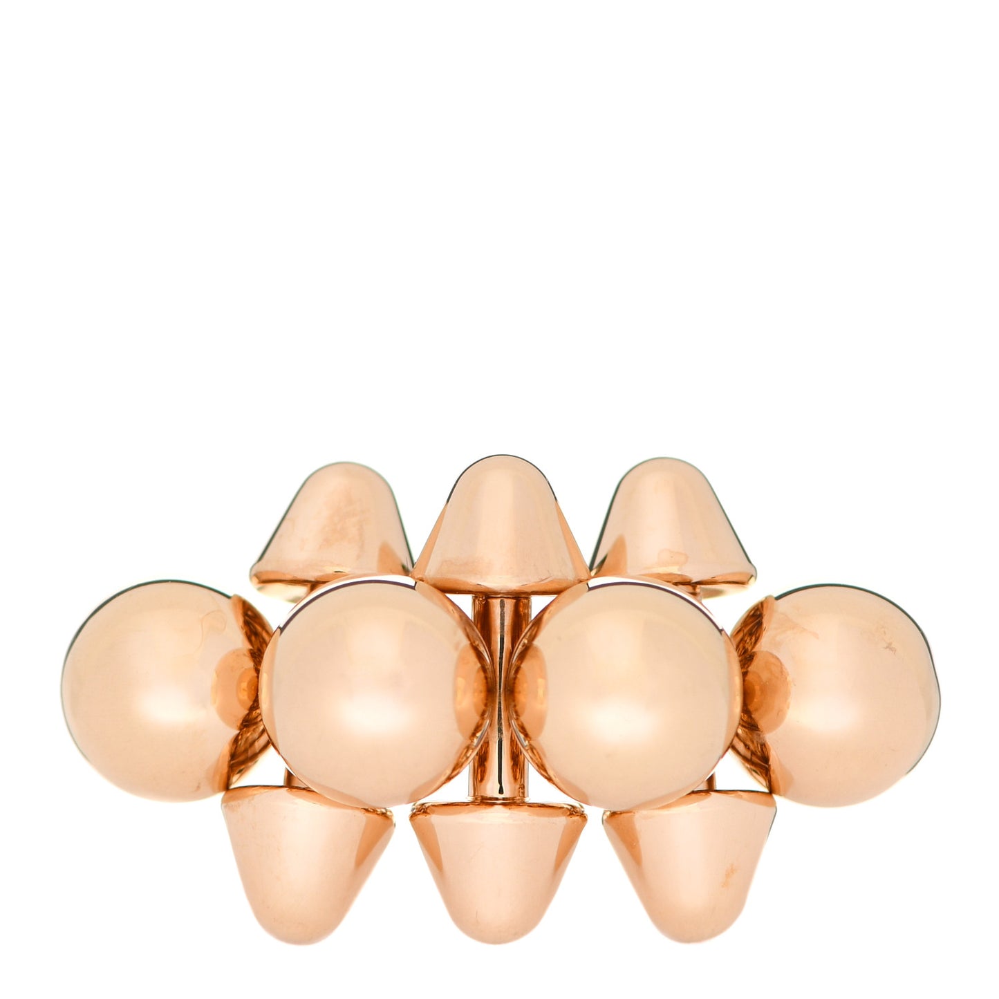 18K Pink Gold XL Clash De Cartier Ring 51 5.75
