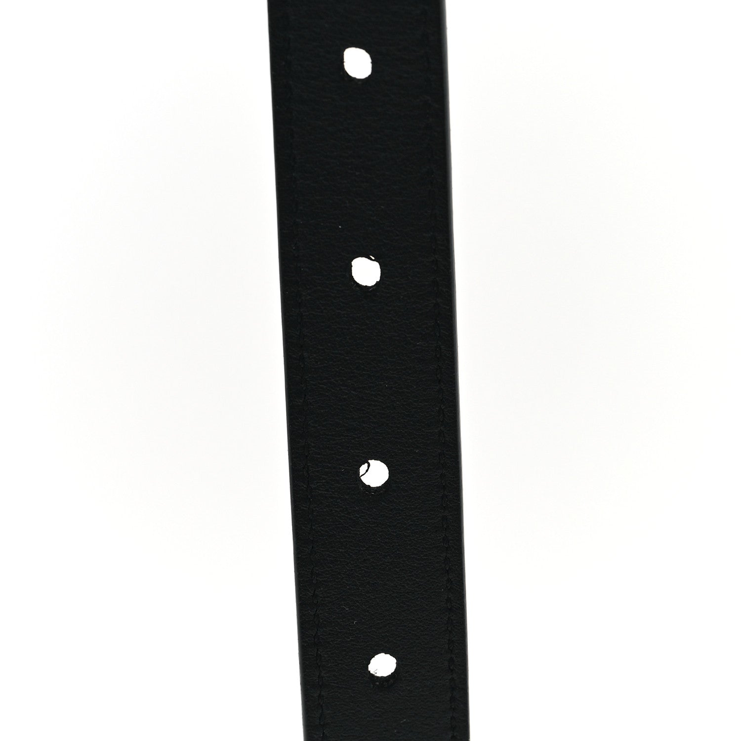 Saint Laurent Suede Calfskin Monogram Square Buckle Belt 90 36 Black 5 of 5