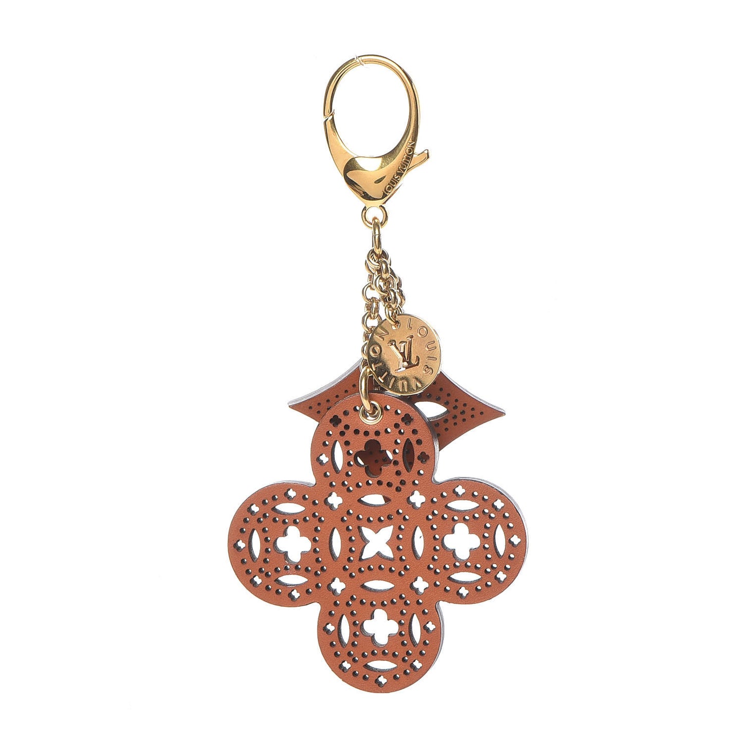 Perforated Arabesque Bag Charm