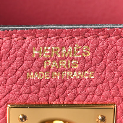 Hermes Togo Kelly Retourne 32 Rouge Grenat 6 of 10