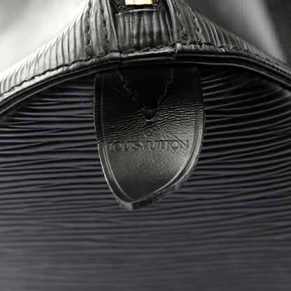 Louis Vuitton Epi Keepall 55 Black 6 of 10