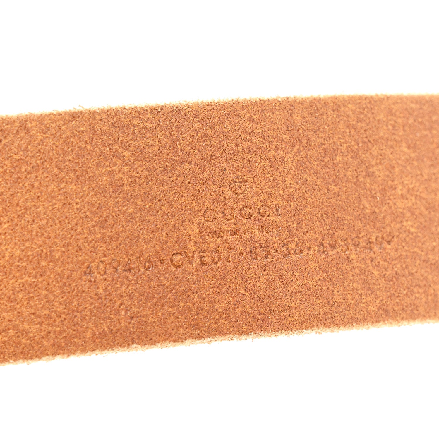 Gucci Faded Calfskin Double G 40mm Belt 85 34 Cuir 3 of 6