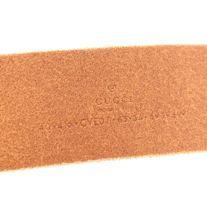 Gucci Faded Calfskin Double G 40mm Belt 85 34 Cuir 3 of 6