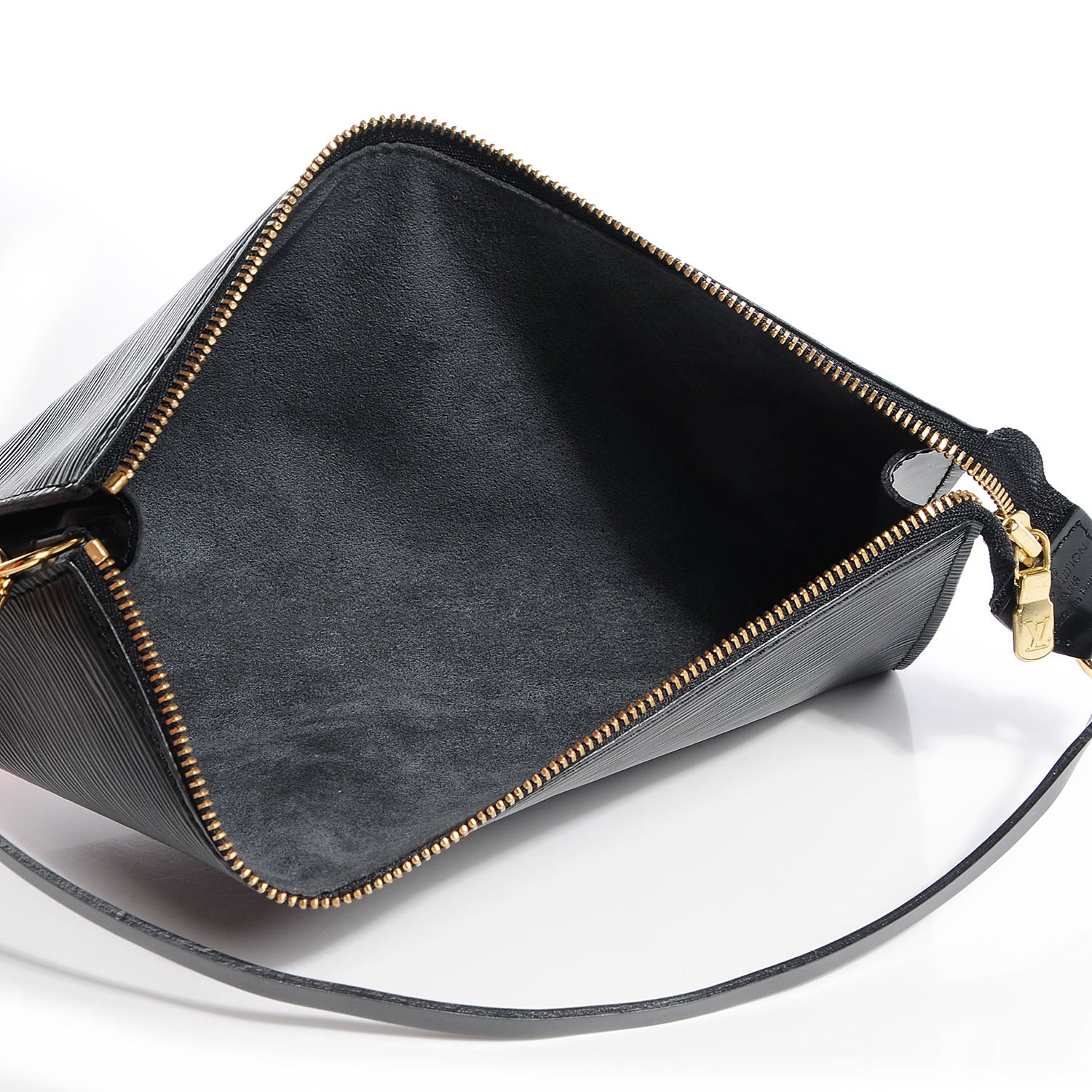 Louis Vuitton Epi Pochette Accessories 24 Black 5 of 7