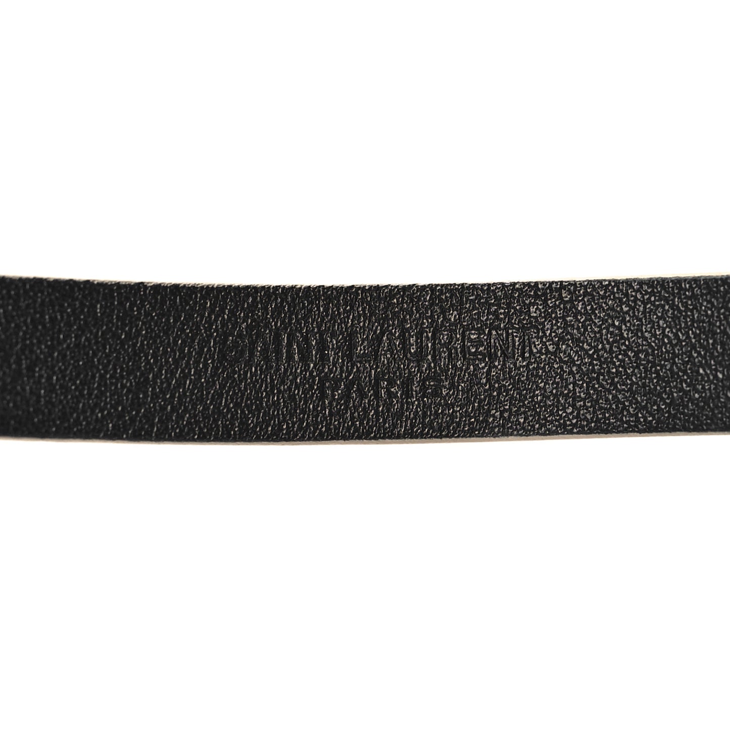 Calfskin Opyum Double Wrap Bracelet L Dark Beige