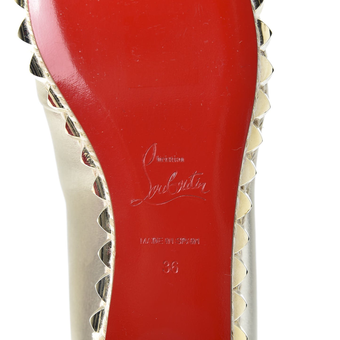 Metallic Nappa CA 70 Wedge Espadrilles 36 Platine