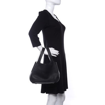 Hermes Taurillon Clemence Picotin 22 MM Black White 2 of 8