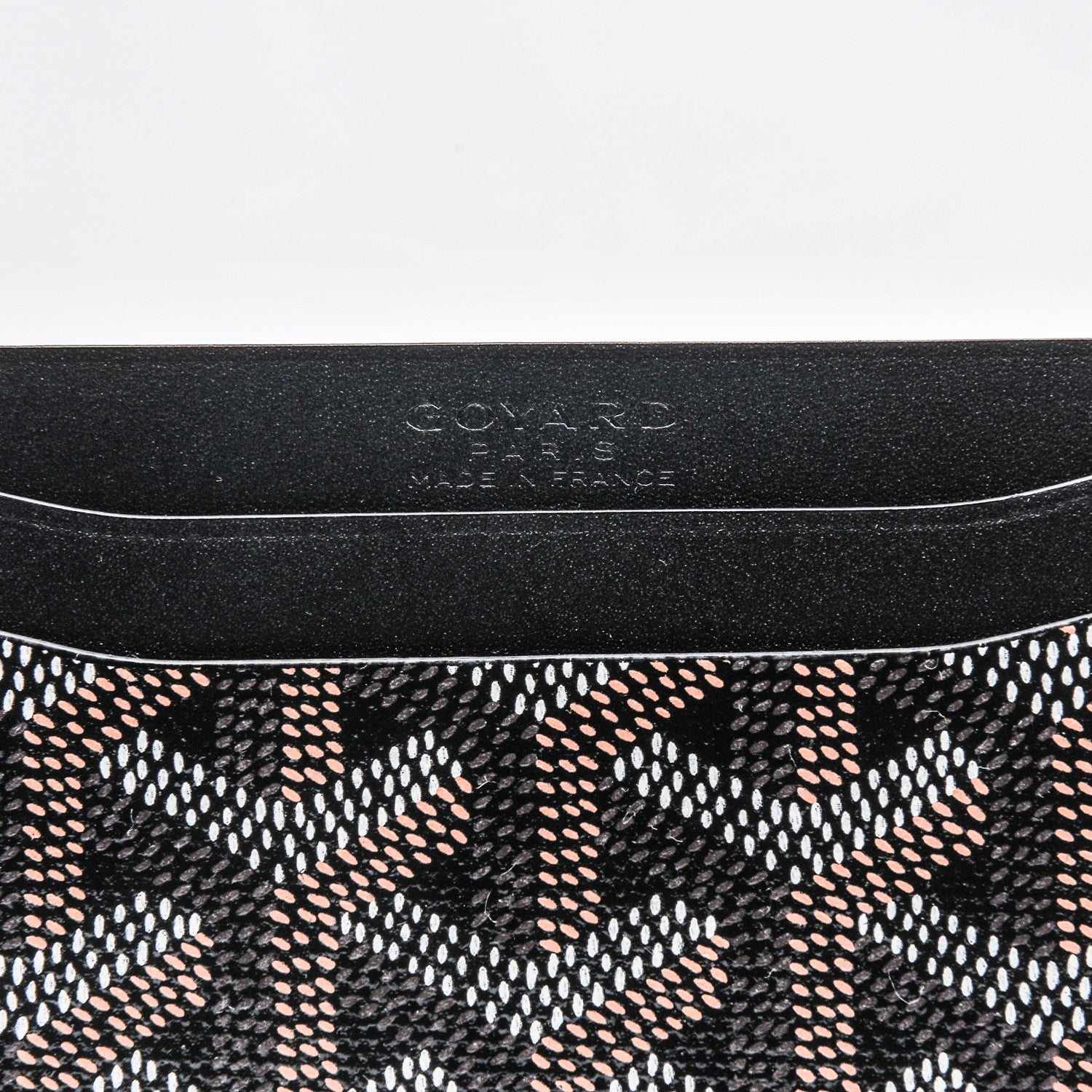 Goyard Goyardine Saint Sulpice Card Holder Black 6 of 6