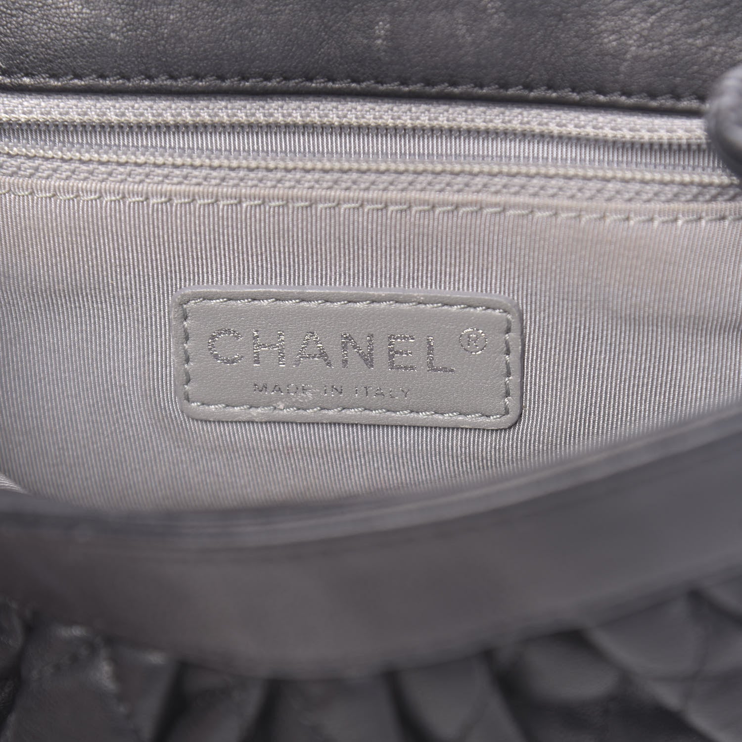 Chanel Washed Lambskin Quilted Mini Chain Around Messenger Black 6 of 10