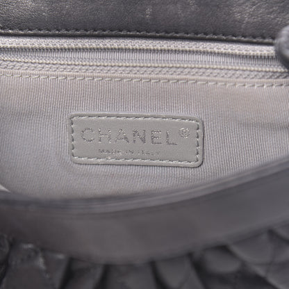 Chanel Washed Lambskin Quilted Mini Chain Around Messenger Black 6 of 10