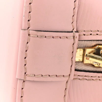 Louis Vuitton Epi Blooming Flowers Alma BB Rose Ballerine 6 of 19