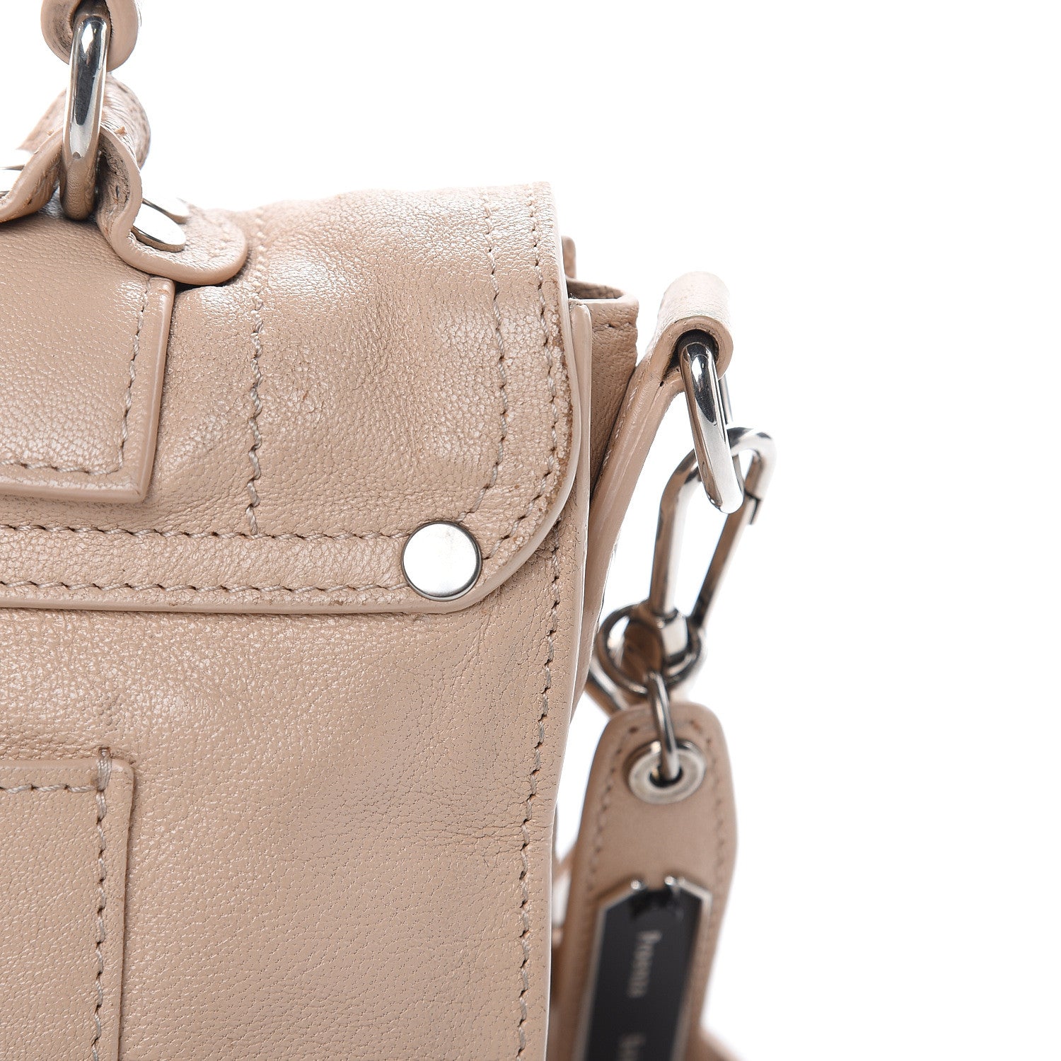 Proenza Schouler Lambskin Tiny PS1 Satchel Nude 12 of 18