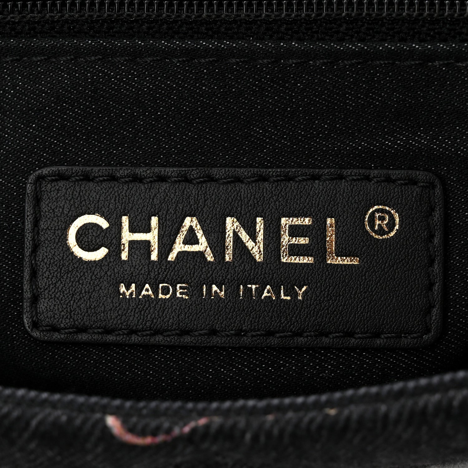 Chanel Denim Quilted Denim Mood Large Flap Black Multicolor 6 of 12