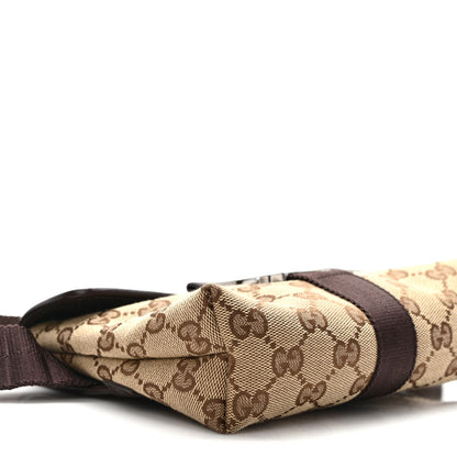 Gucci Monogram Waist Pouch Bag Dark Brown 8 of 9