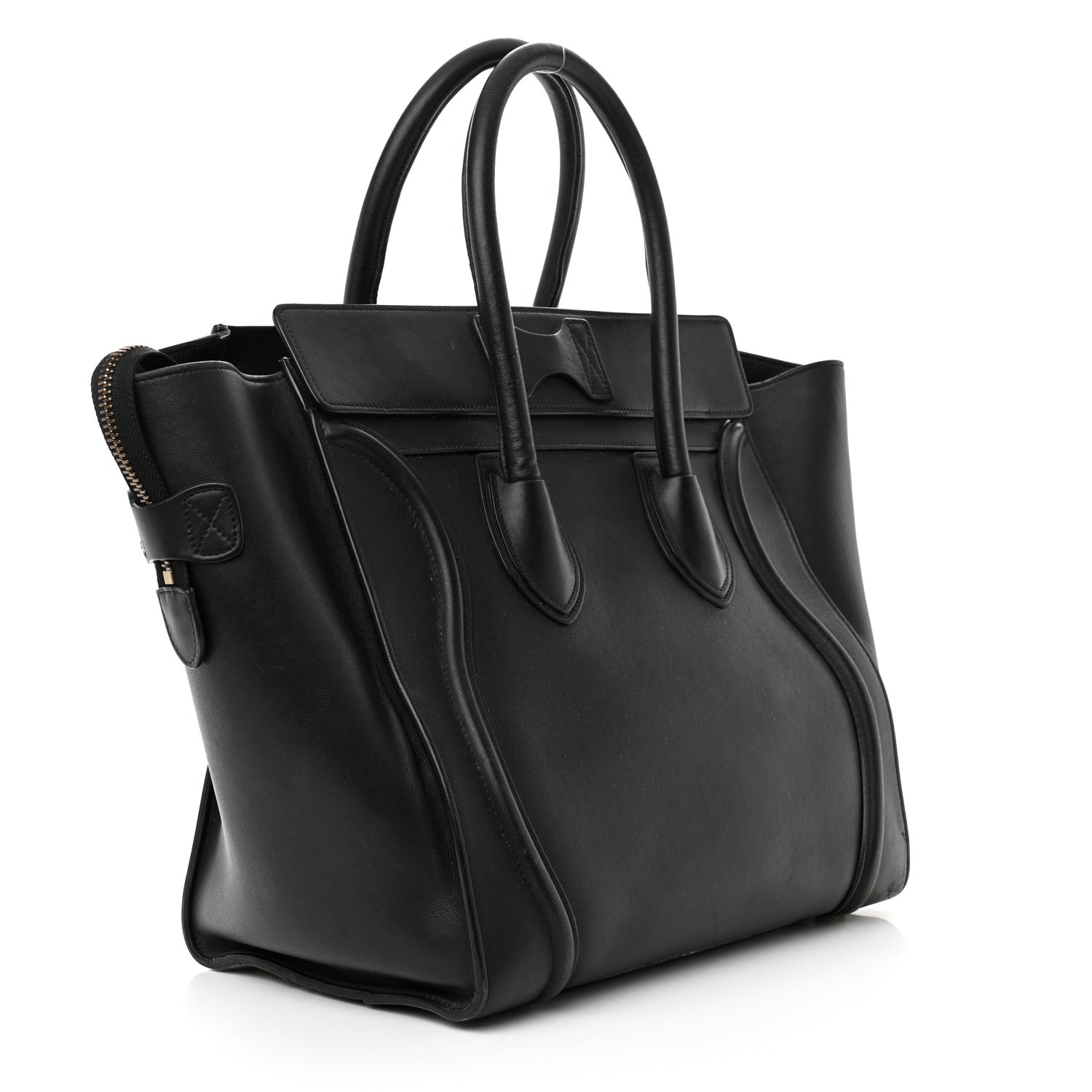 Celine Smooth Calfskin Medium Luggage Black 3 of 25