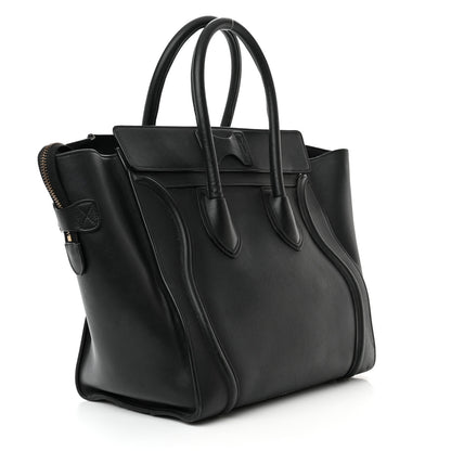Celine Smooth Calfskin Medium Luggage Black 3 of 25