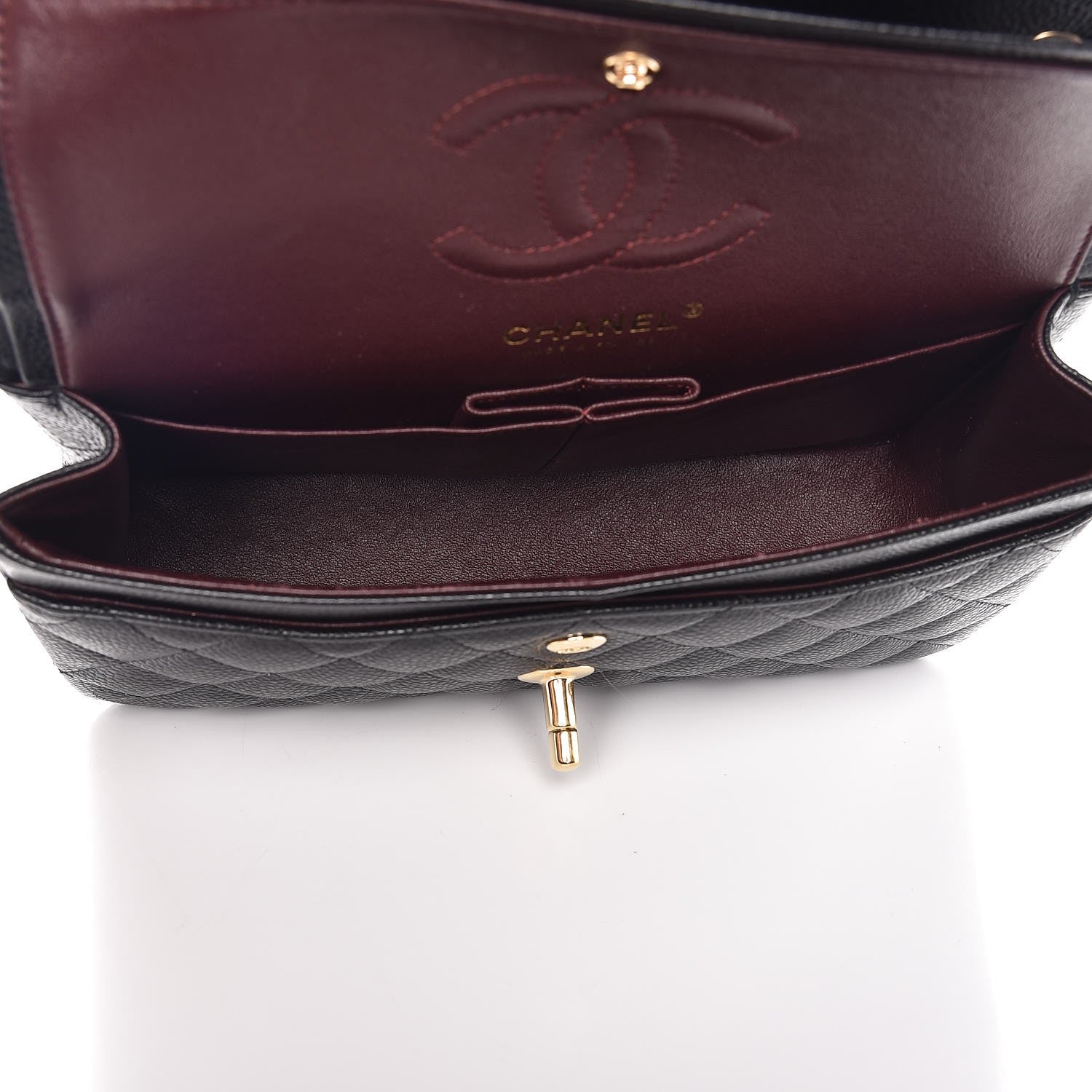Chanel Caviar Quilted Small Double Flap Black 6 of 11