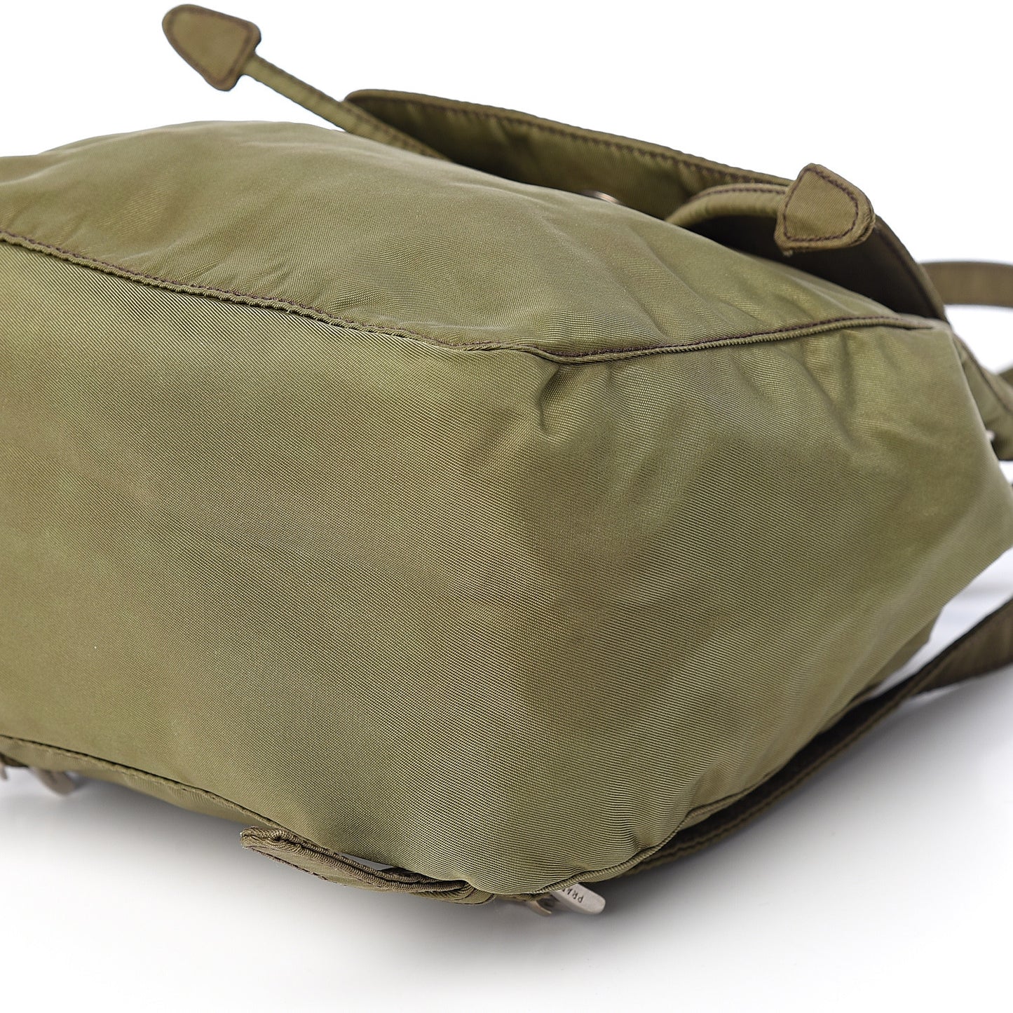 Nylon Vela Mini Cinch Backpack Green