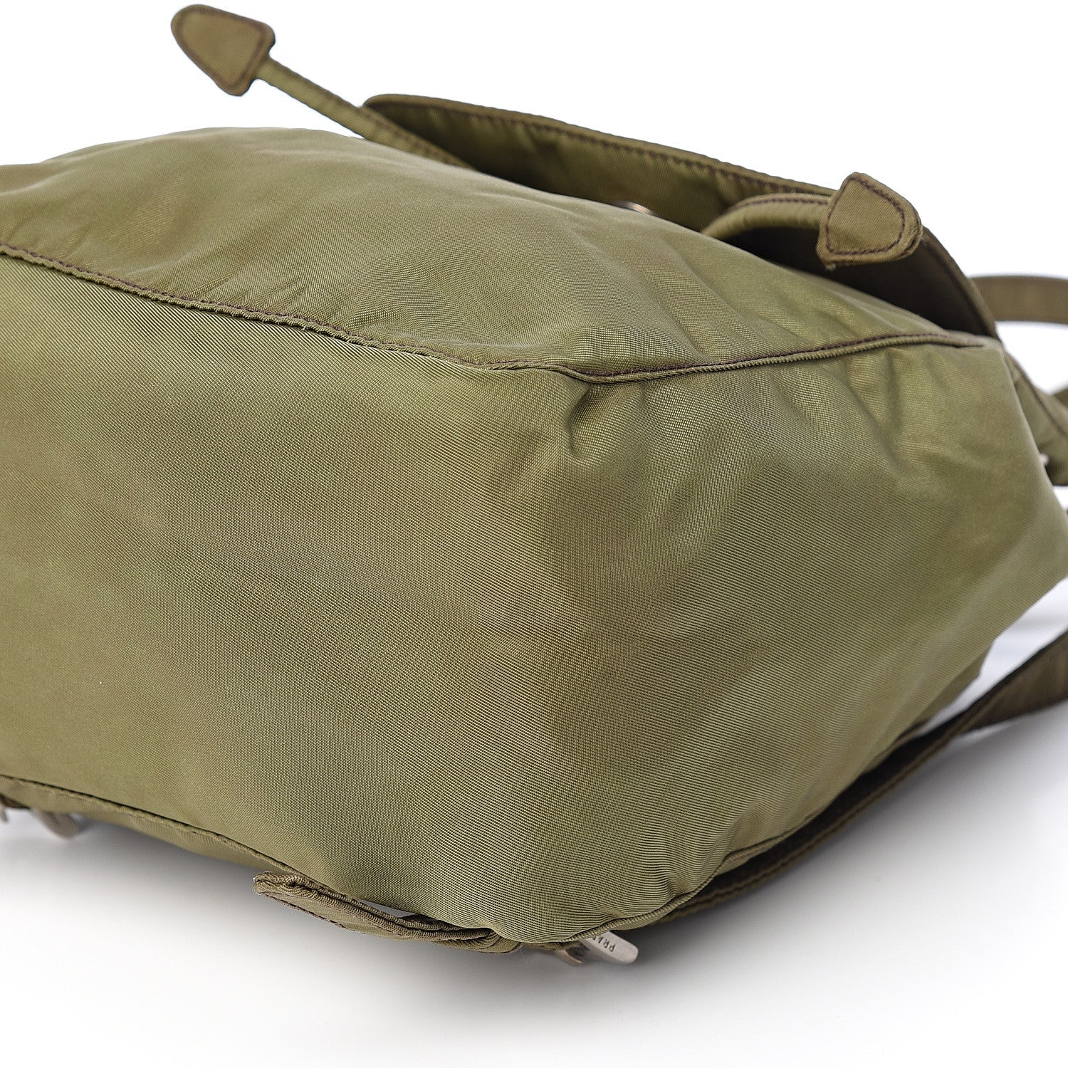 Prada Nylon Vela Mini Cinch Backpack Green 14 of 17