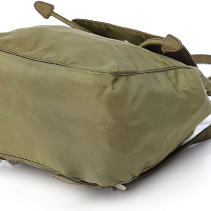 Prada Nylon Vela Mini Cinch Backpack Green 14 of 17