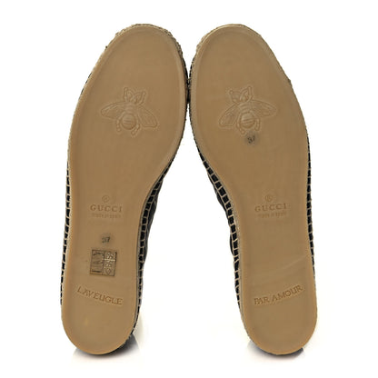 Gucci Nappa Matelasse GG Marmont Espadrilles 37 Black 6 of 11