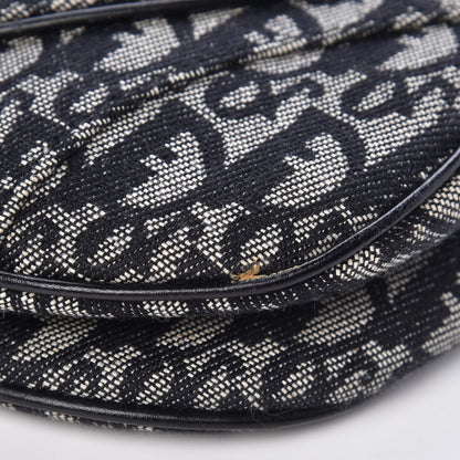 Christian Dior Monogram Double Saddle Bag Black 8 of 10