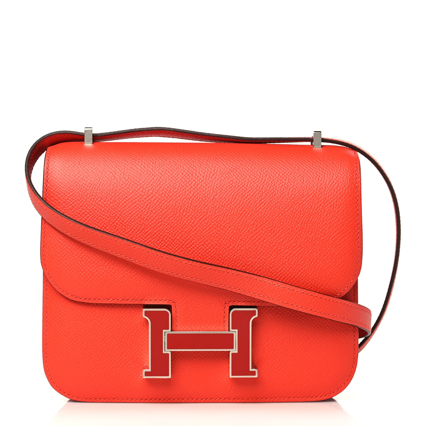 Epsom Enamel Constance 18 Capucine Sanguine