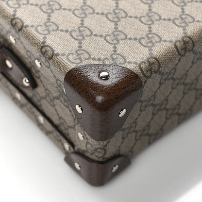Gucci GG Supreme Monogram Globe-Trotter Beauty Case Brown 10 of 11