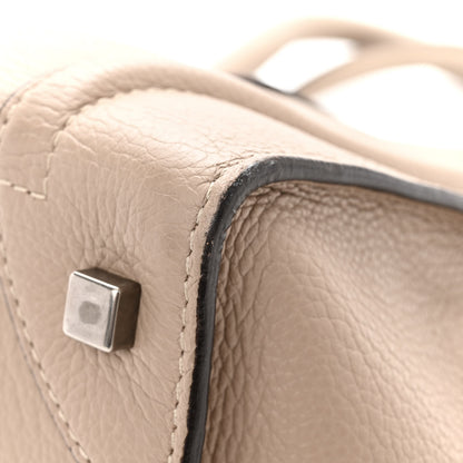 Celine Drummed Calfskin Mini Luggage Dune 10 of 15