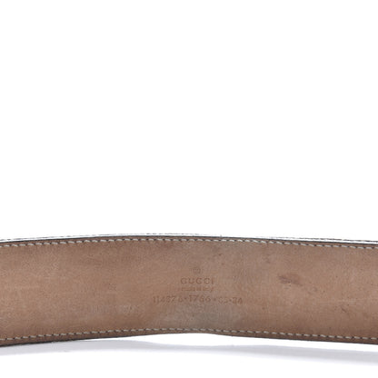 Gucci Monogram Interlocking G Belt 85 34 Dark Brown 6 of 8