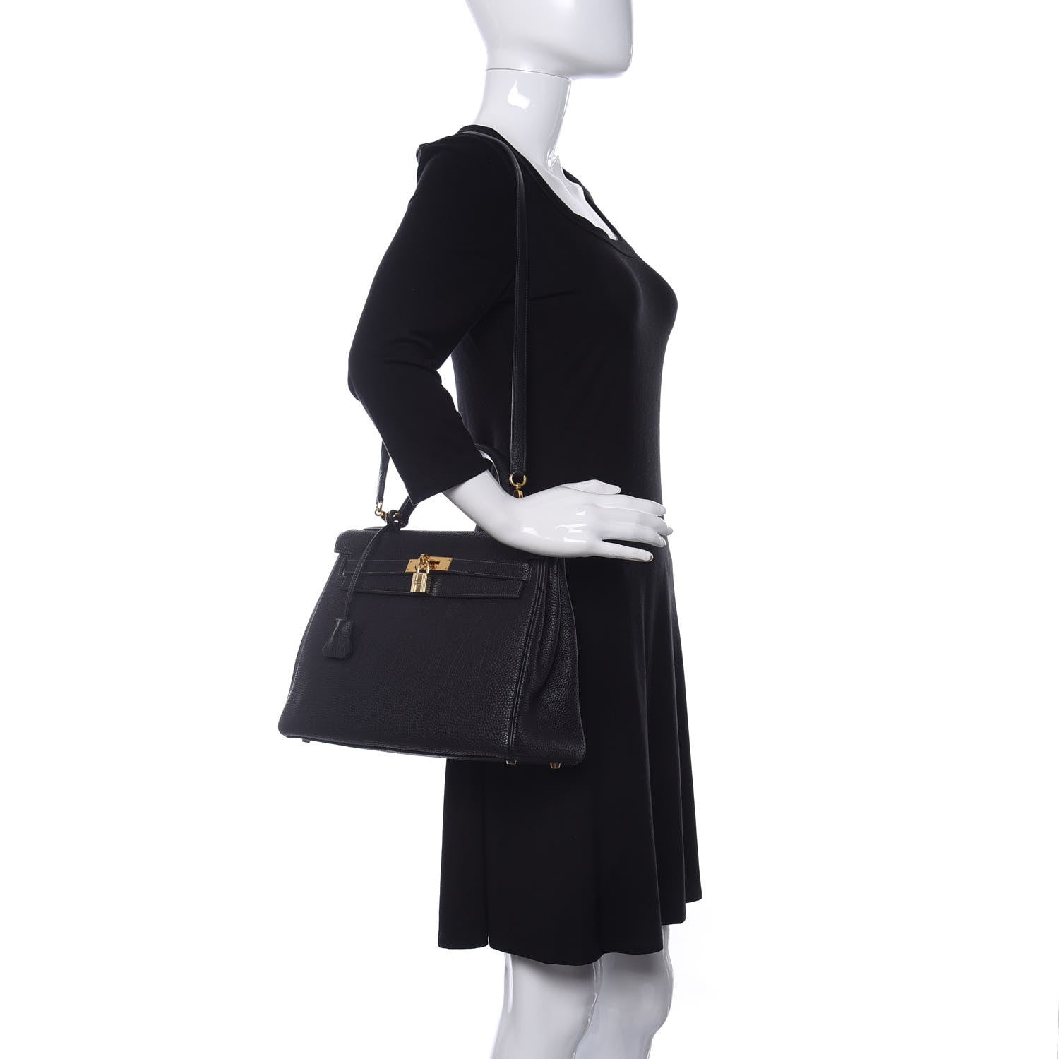 Hermes Fjord Kelly Retourne 32 Indigo 2 of 14